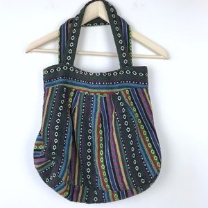Vintage | Tribal Print Boho Shoulder Bag